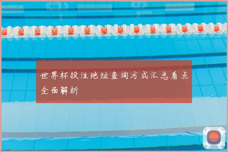 世界杯投注地址查询方式汇总看点全面解析