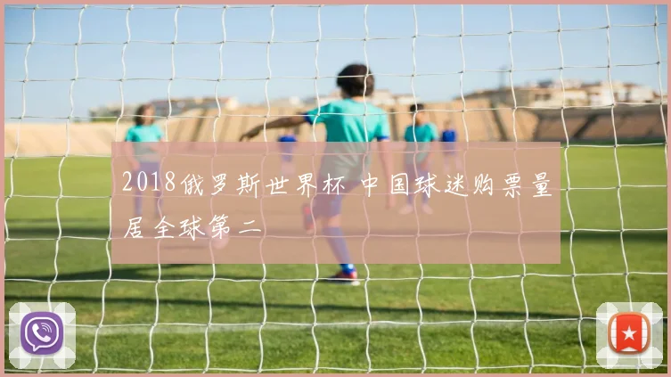 2018俄罗斯世界杯 中国球迷购票量居全球第二